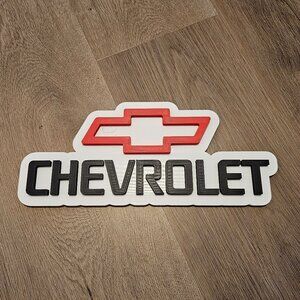 Chevrolet 3D Printed Sign